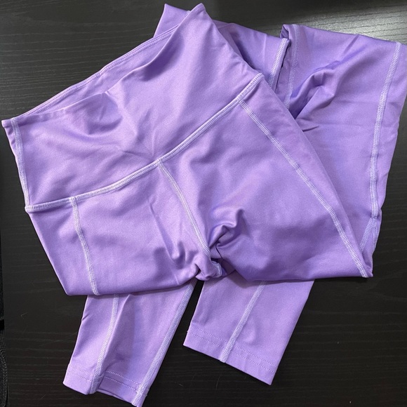 3 Piece 💜💜 7 Days Active Set Bra, TKO Tights, Crop Top Hoodie from Revolve - Picture 9 of 9